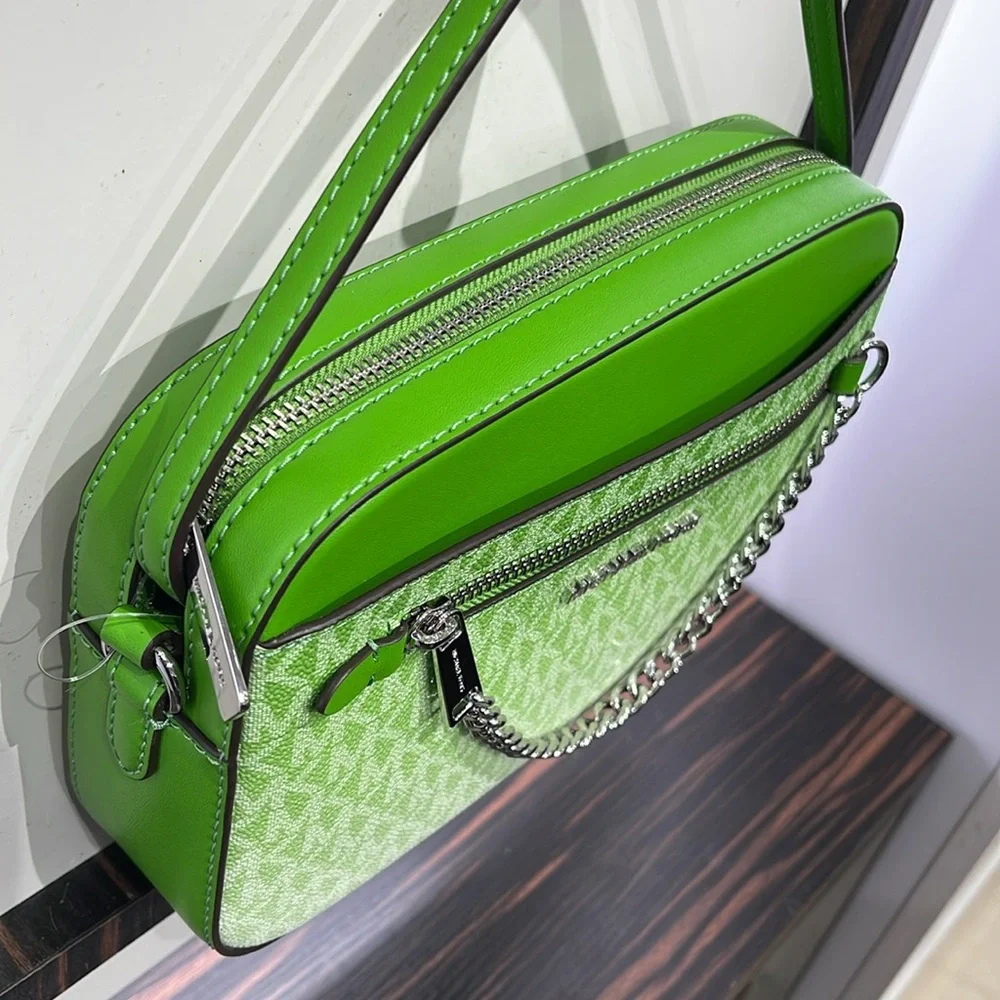 Michael Kors Jet Set Lg Ombré Signature Logo Crossbody Body
Jungle Green NWT - Picture 2 of 16